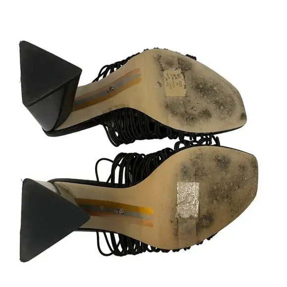 Sam Edelman Black Laurette Block Heel Mules - Picture 9 of 10